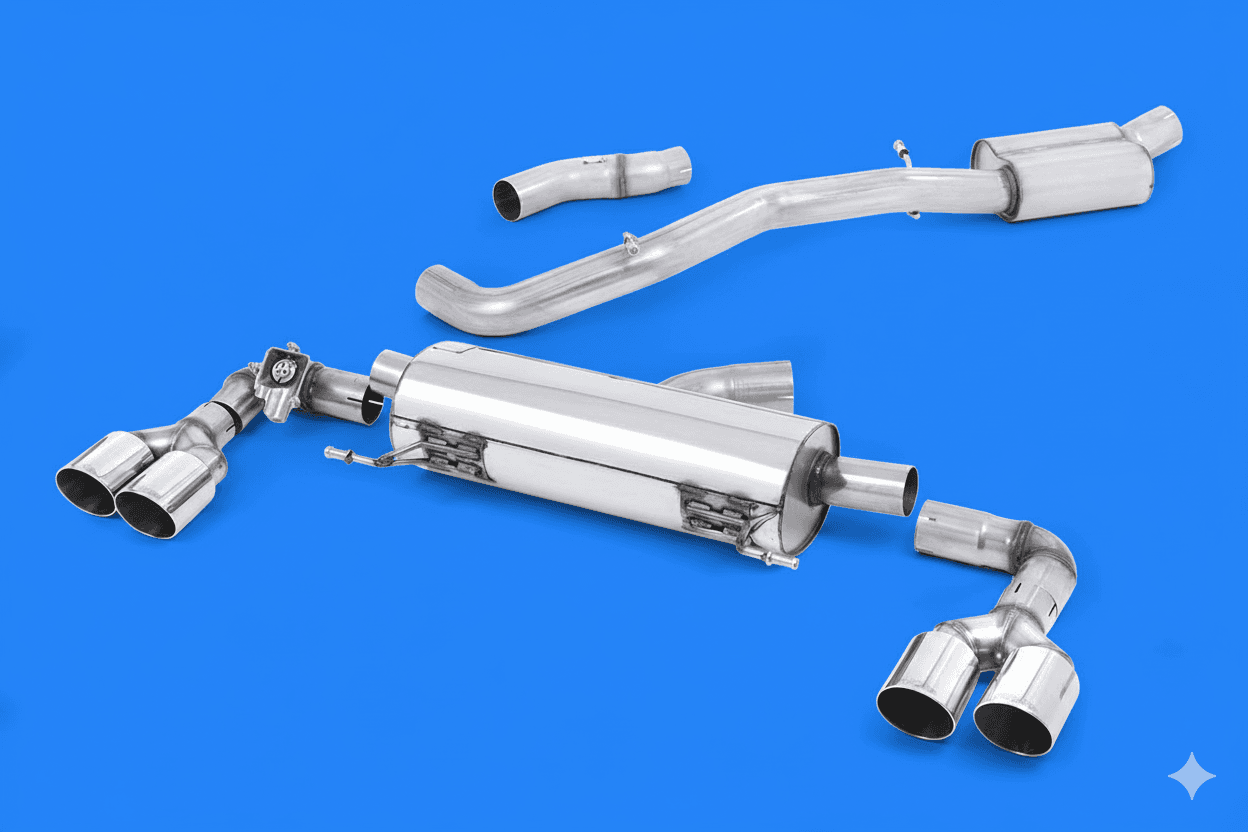 Sistema di scarico in acciaio inox